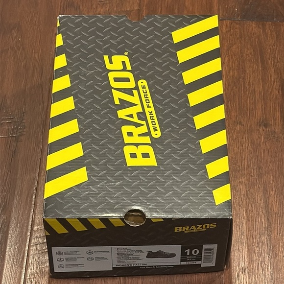 Size 10 Steel Toe Black Women’s Work Force Shoes - Picture 6 of 8